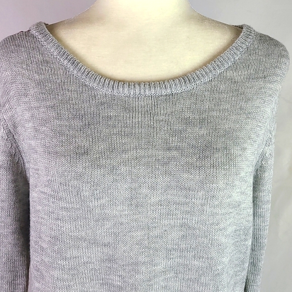 Madison Lily Mixed Fabric Sweater - Picture 3 of 11